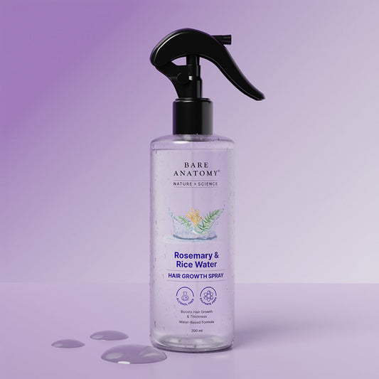 Bare Anatomy Rosemary & Rice Water Hair Growth Spray - 200ml